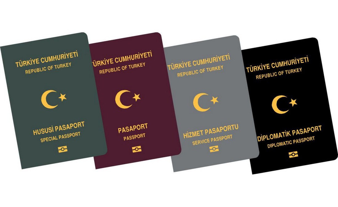 انواع پاسپورت ها در ترکیه