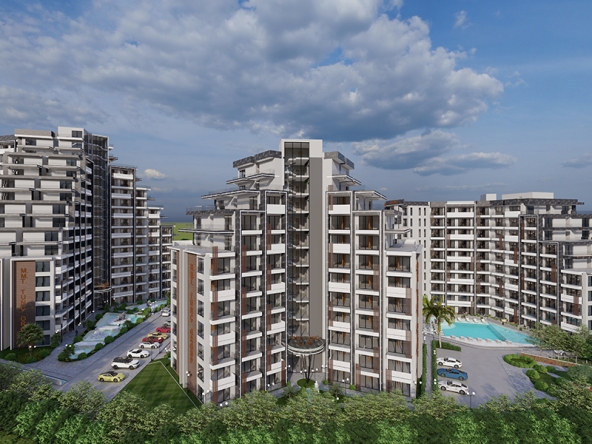 پروژه 3502 : خرید آپارتمان با چشم انداز دریا در منطقه گوزل یورت در قبرس شمالی